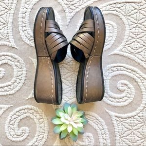 Donald J Pliner Siena 76 Wedge Sandals Size 7.5